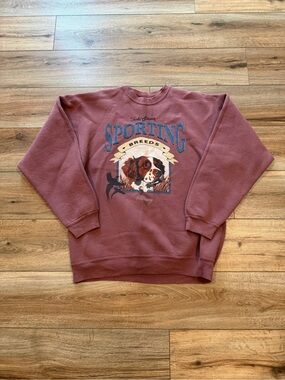 Field & Stream Vintage Hunting Sporting Breeds “Brittany” Crewneck Size Large